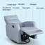 Fauteuil inclinable moderne pivotant pour salon moderne-1601787884