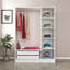 Rashyia 100% MELAMINE COATED PARTICLE BOARD Wardrobe