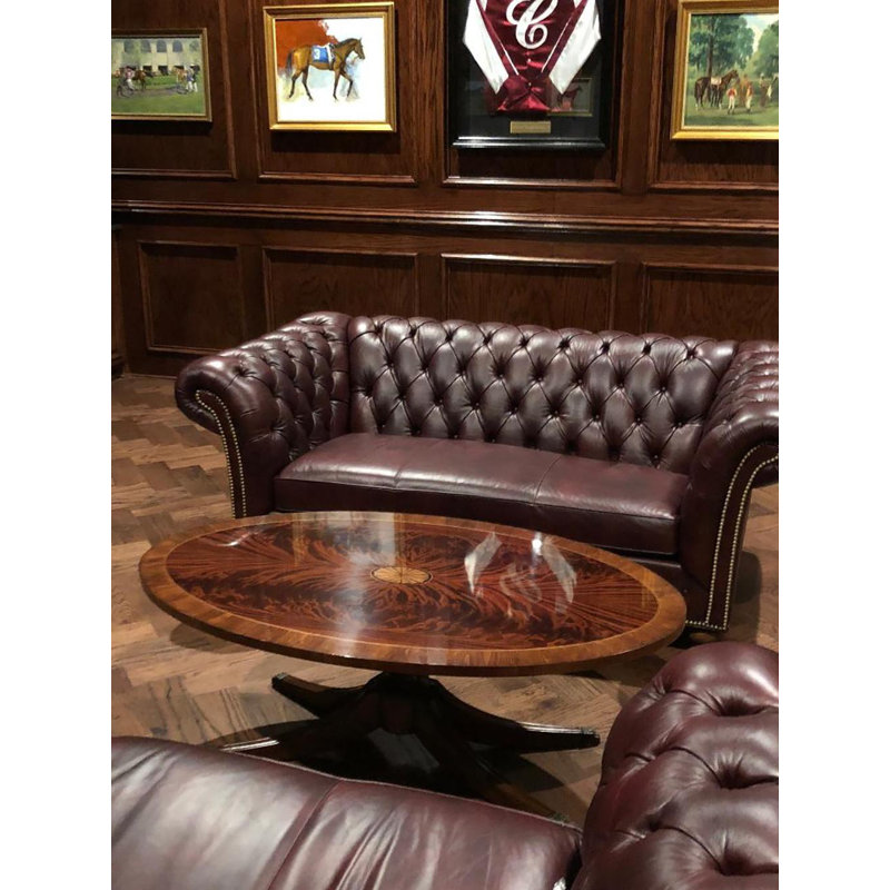 Hepplewhite Oval Cocktail Table