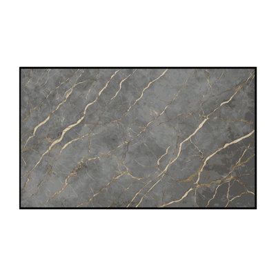 Machine Washable Gray Area Rug