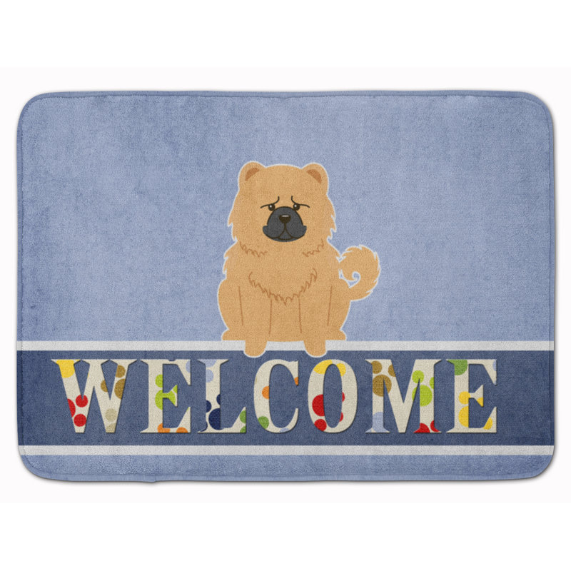 Tapis de bain Chow, Crème