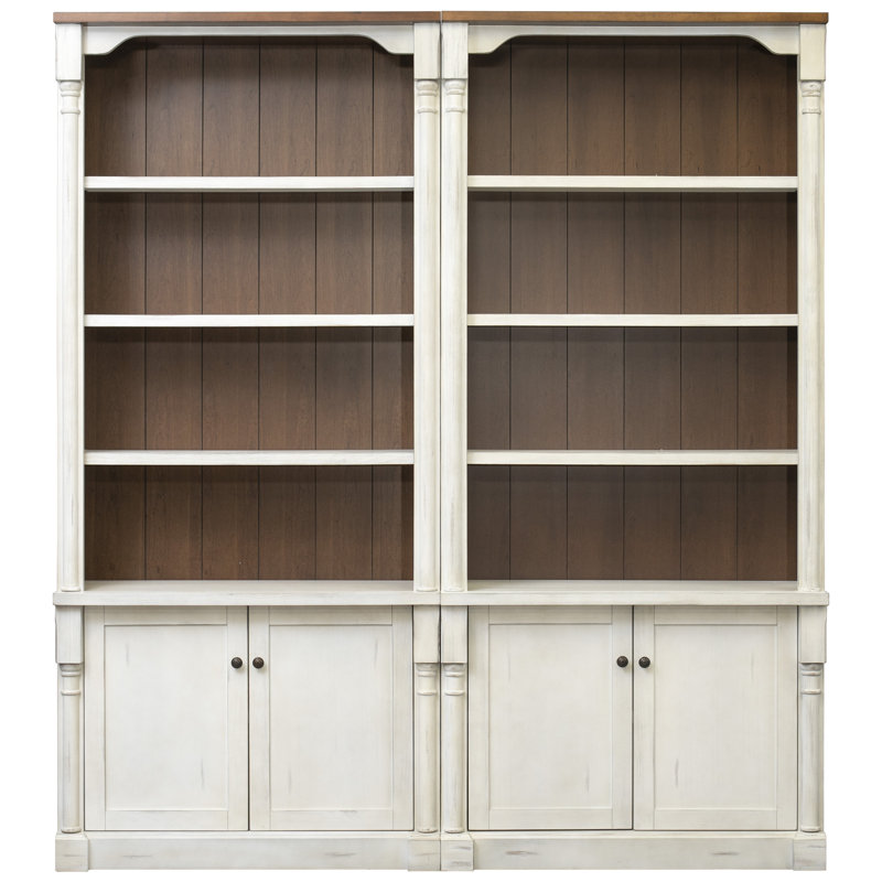 Cassondra Storage Bookcase, 94cm. H x 84cm. W x 16cm. D