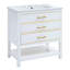 Meuble-lavabo 30 po avec plateau en céramique et tiroirs-1792469437