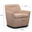 Fauteuil d'appoint pivotant Mado
