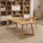 Burlywood Rectangular Solid Wood desk-323456887