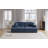 86.5" Oversized Loveseat Chaise Lounge Sectional Sofa Bed Corduroy Sleeper Sofa With Two USB Ports-431486396