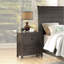 Table de chevet style transitionnel 1pc