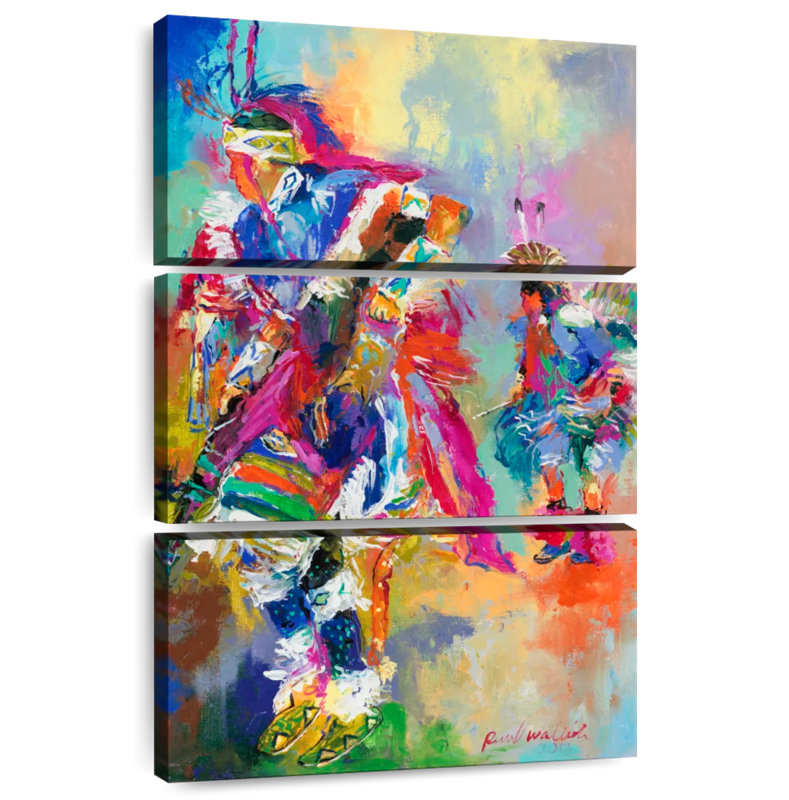 Pow Wow, 74" H x 48" W