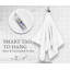 Serviettes de luxe 100% coton - Ensemble de serviettes 6 pièces, très doux et moelleux, serviette à séchage rapide et très absorbant, ensemble de serviettes de bain d'hôtel - 2 serviettes de bain, 2 serviettes à main et 2 débarbouillettes (blanc)