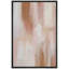 "Abstract Abstract Strokes Gray Grey Brown White Pastel Watercolors", reproduction d'art sur toile-94585986-94585989