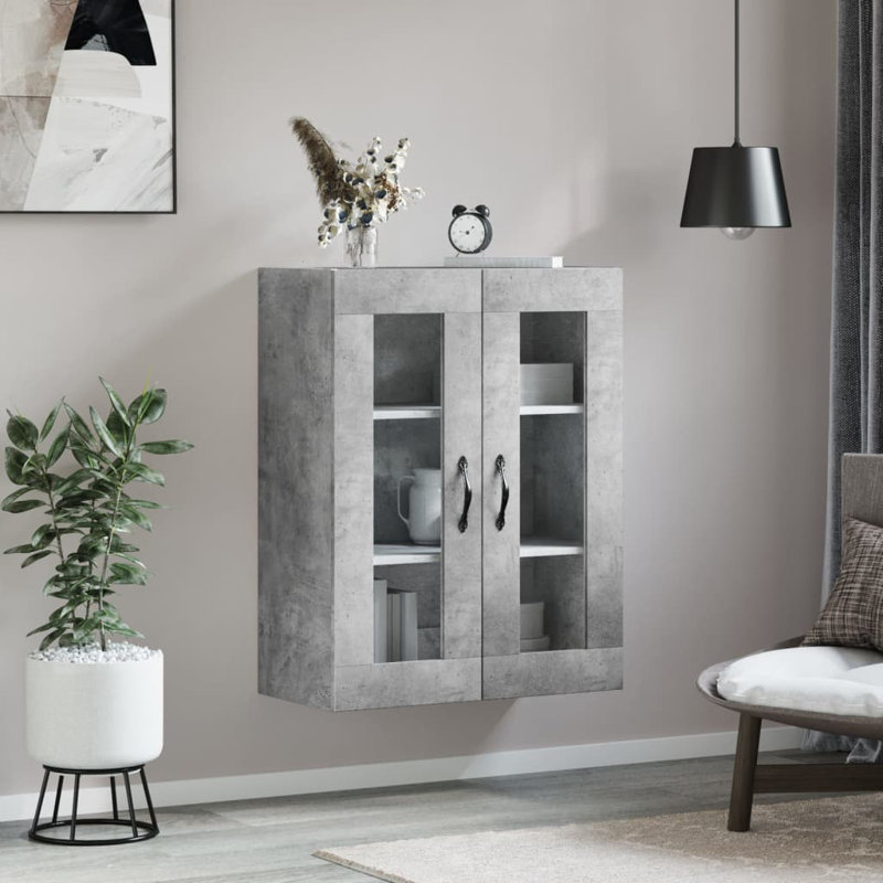 Nancey Bathroom Cabinet, Concrete Grey