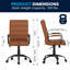 Chaise de bureau pivotante à dossier moyen Whitney-881258286-886653555