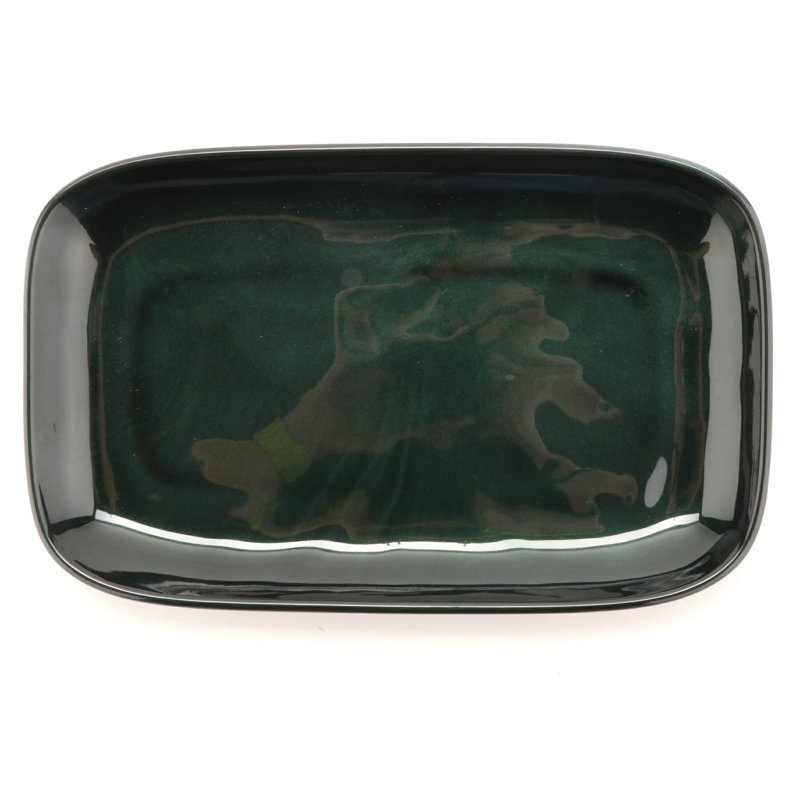 Le GE Plateau rectangulaire en mélamine, Vert