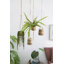 Ensemble de 2 pots à fleurs suspendus 5 po x 5 po x 4,5 po de style bohémien