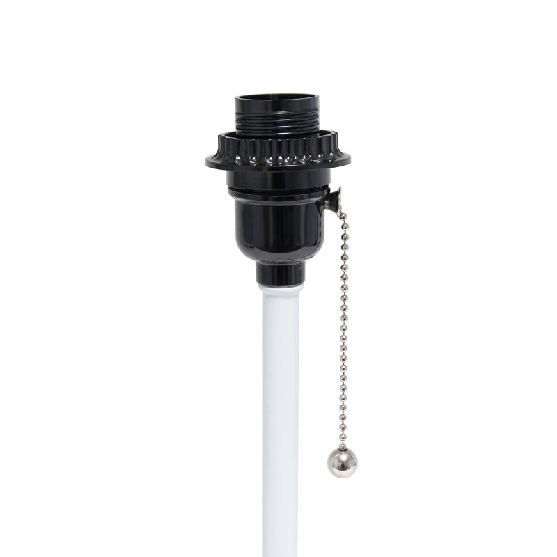 Delp Metal USB Table Lamp, Gray, White, Yes