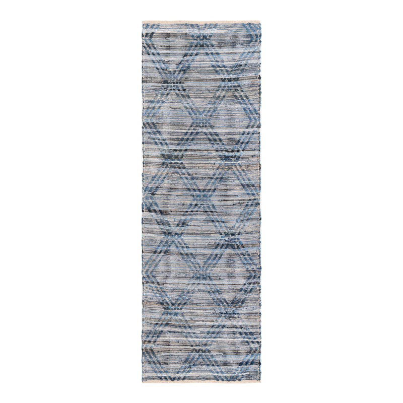 Brittnii Cotton Chevron Indoor Rug, Runner 2'7" x 8'