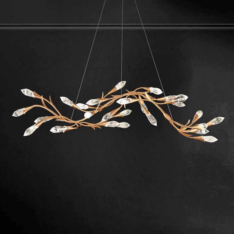 Secret Garden 1 - Light LED Pendant, French Gold