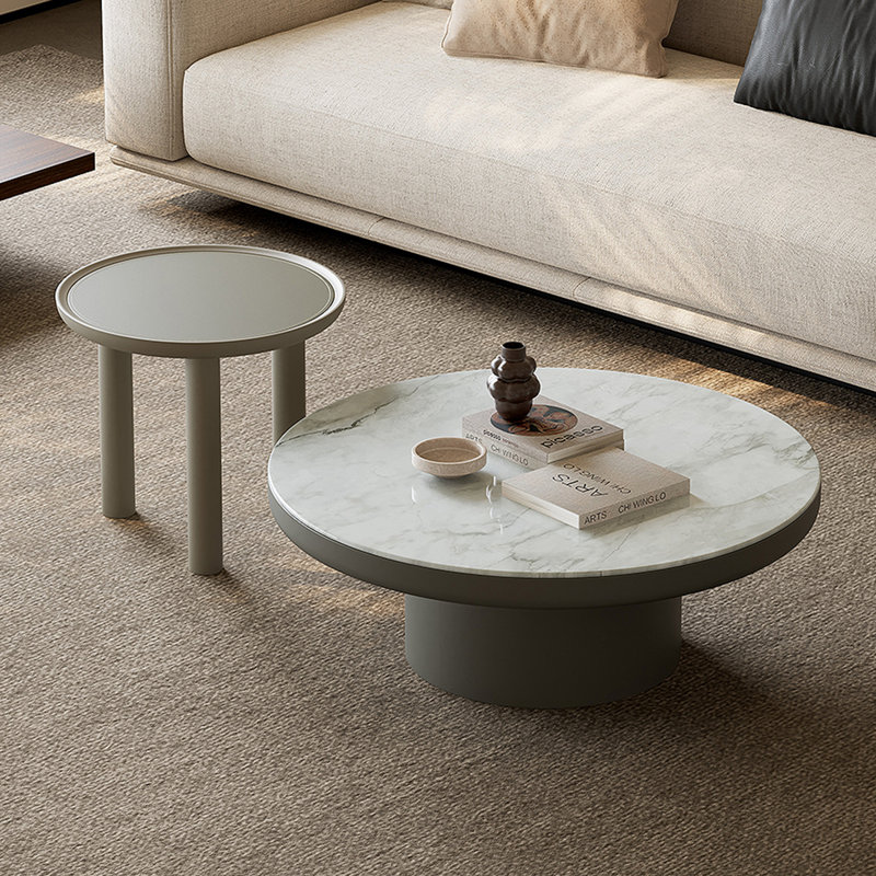 Ensemble de tables basses en pierre micro-cristalline