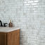 Subway 12 in. x 12 in. Glossy Glass Mosaic Wall Tile-89351310