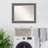 Heidenreich Wood Flat Wall Mirror-46303256