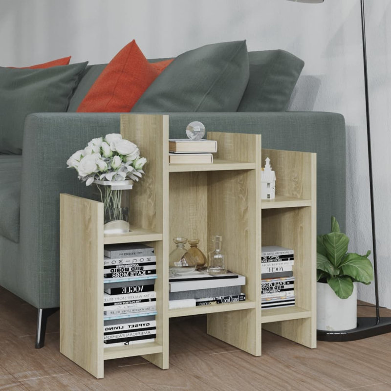 Gieslinde Floor Shelf End Table, Sonoma Oak, Sonoma Oak