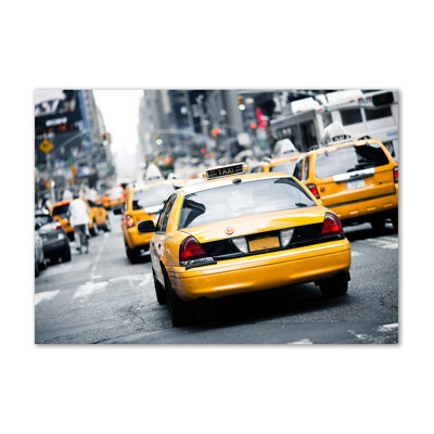 Taxis New York - Wrapped Canvas Art Prints