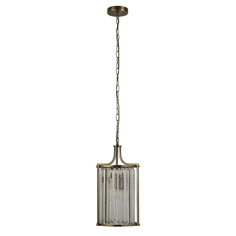 Esmont 2 - Light Lantern Pendant, Antique Brass
