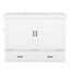 Lit escamotable polyvalent avec port USB et grand tiroir pour optimiser l'espace-123288885-123288884