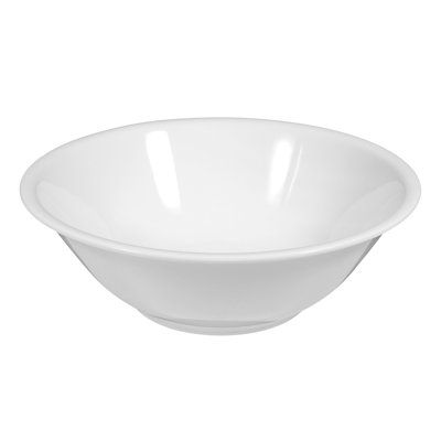 Compact White Serving Bowl