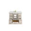 Boston 42 po X P 22 po De salle de bain Empira blanc quartz