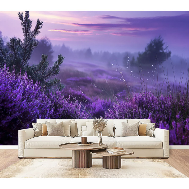 Murale auto-adhésive moderne pour la chambre à coucher Peel and Stick 96 "x 69", L 96 po x l 69 po