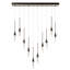 Lilium 10-Light Linear Pendant-214661093-214661091