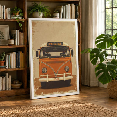Vintage Ride Retro 1 Piece Wrapped Canvas Wall Art