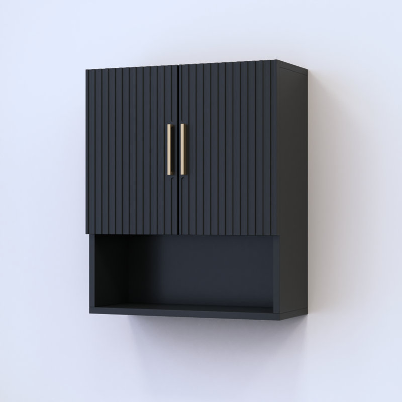 Madera 07 Over the Toilet Cabinet, Black