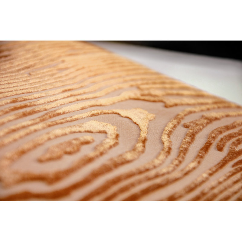 Woodgrain Rectangle Velvet Pillow Cover & Insert, Pacific, Square 16" H x 36" W
