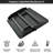 Triple Row Gas Burner Pan & Connection Kit - Powder Coated - Fire Pit or Fireplace- FREE Bonus Bag of Glowing Embers-101958869-109719713