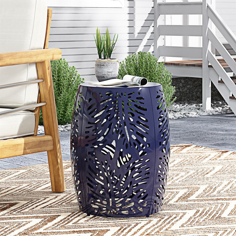 Table de bout d'extérieur, Bleu marine