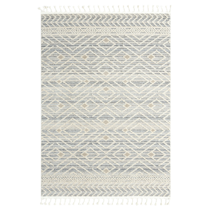 Alejandrino Geometric Indoor Rug, Rectangle 4' x 6'