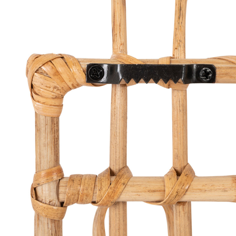 Parrish Rattan Wall Mounted Coat Rack