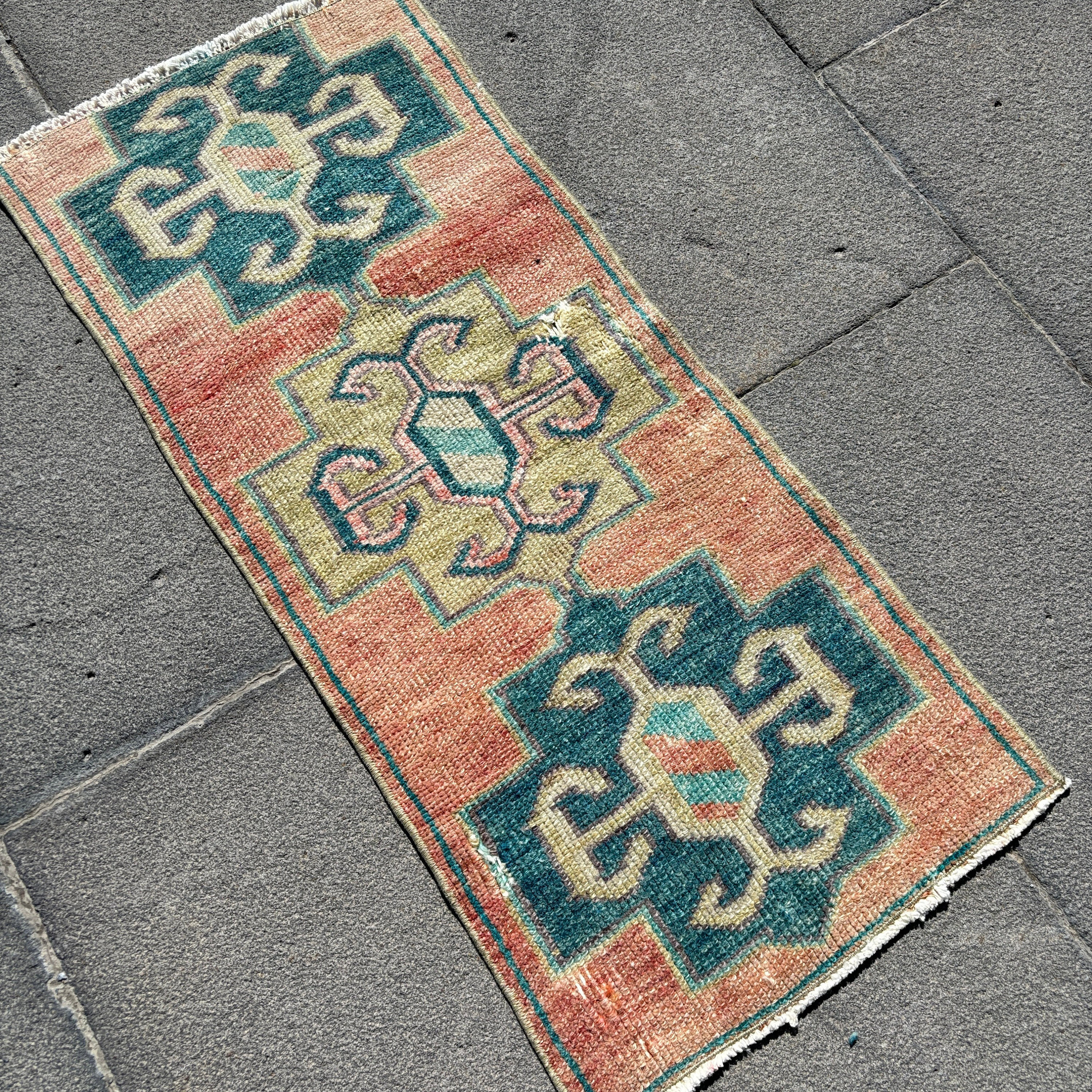 Bungalow Rose Vintage Turkish Anatolian Rug in Vibrant Red for Entry ...