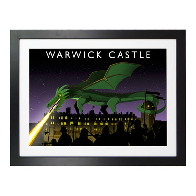 'Warwick Castle With Dragon' by Richard O'Neil - Print