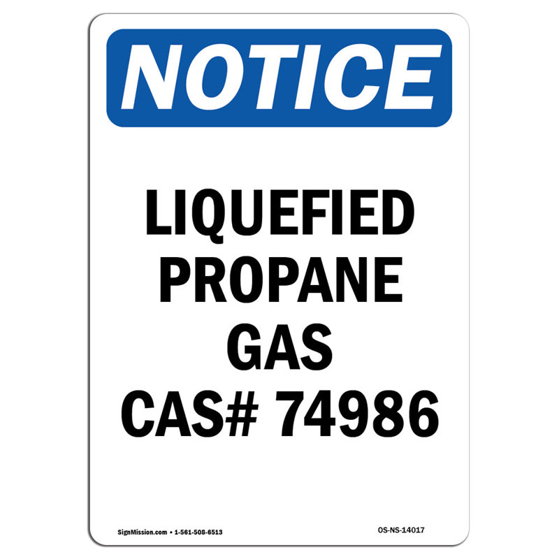 Enseigne de gaz propane liquéfié