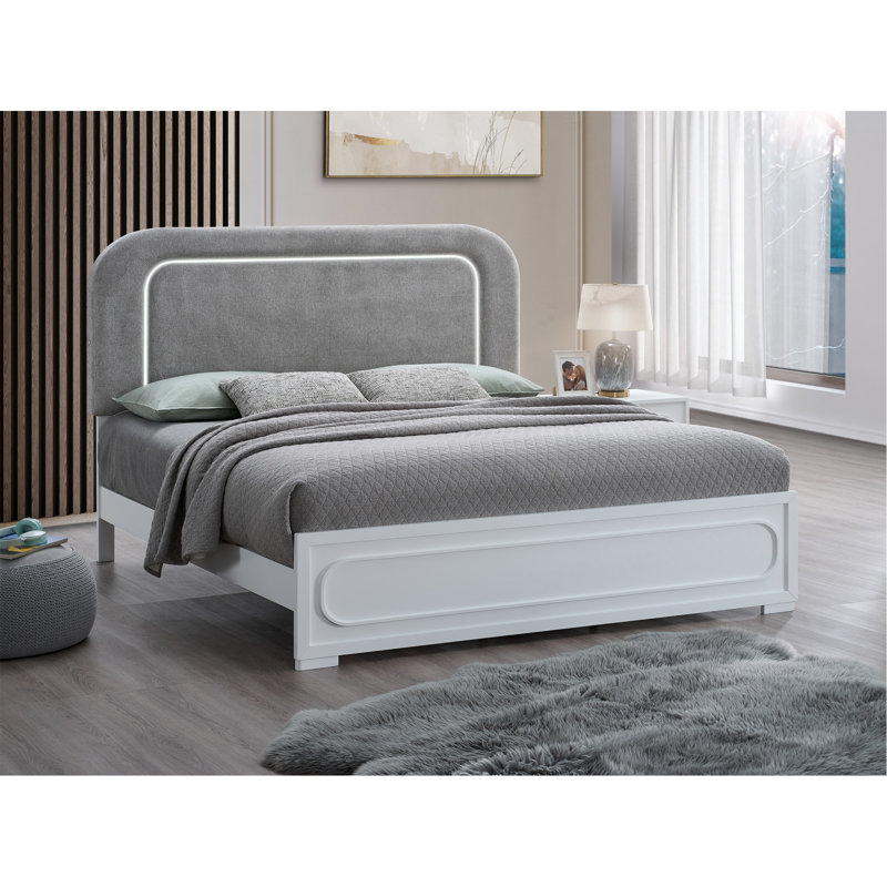 Grand lit (matelas non inclus), wengé