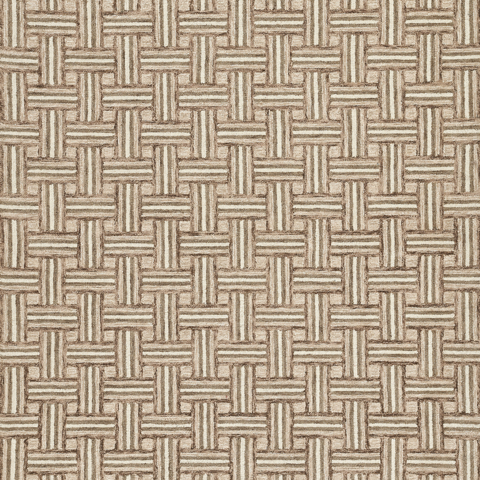 Abbott Hand Tufted Wool Tan Rug, Runner 2'3" x 8'