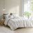Full/Queen 3 Piece Cotton Jacquard Duvet Cover Set