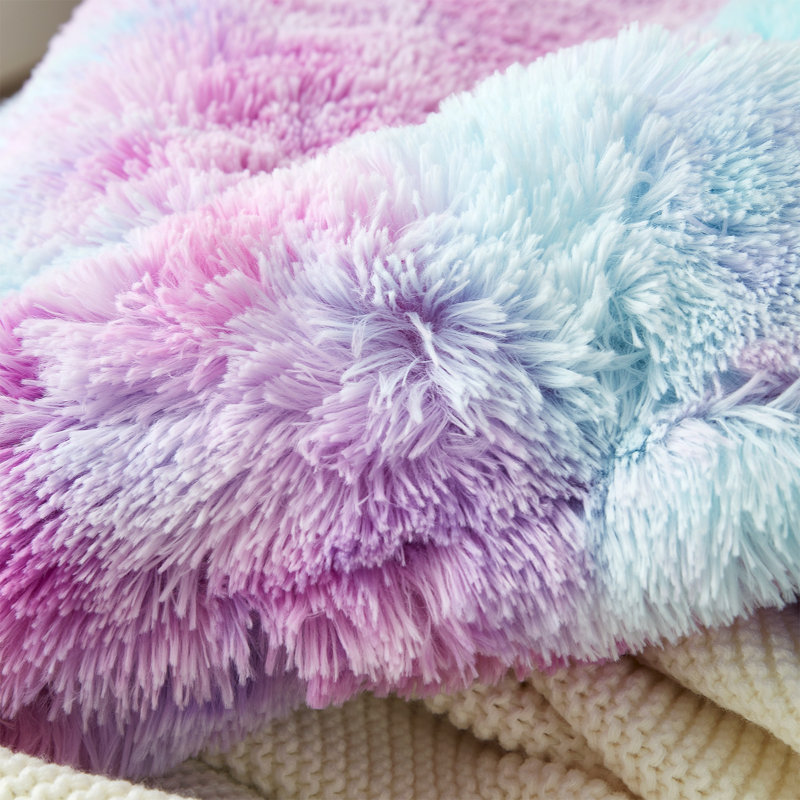 Unicorn Dreamz Polyester Baffle Box Stitch Abstract Comforter, King Comforter + 2 King Shams, Purple