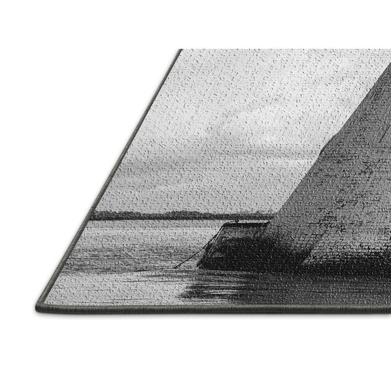 Tapis gris cockspur phare, Rectangle 4 pi x 6 pi