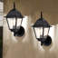 Ensemble de 2 appliques murales noires Bondilla