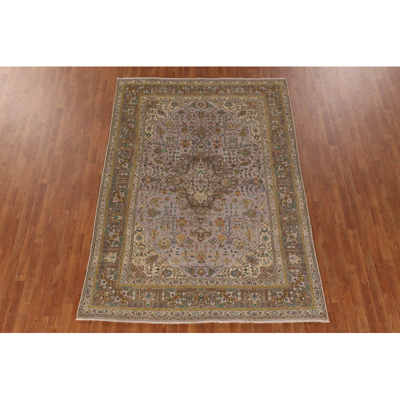Tapis traditionnel mauve clair 6 x 9
