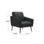 Fauteuil d'appoint 100% cuir fleur Neubauer-71386033